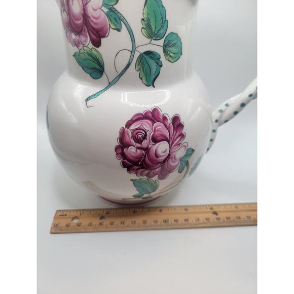 Tiffany And Co. Strasbourg Flowers Portugal Snake Handle Pitcher - Picture 10 of 10